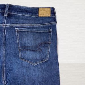 AEO BLUE JEGGINGS SIZE 10 LONG